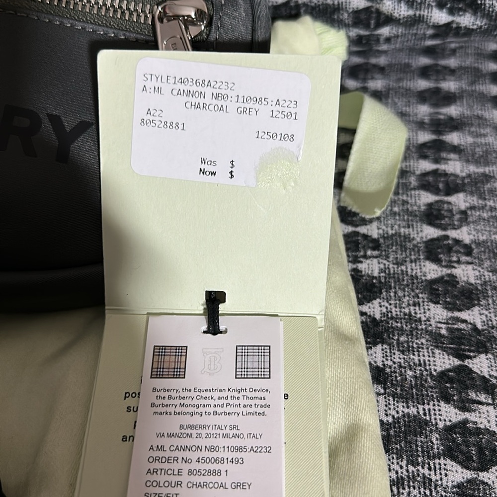 Burberry Gray Crossbody Bag - Picture 8 of 8